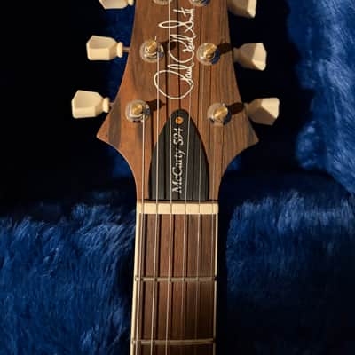 PRS McCarty 594 Wood Library Limited 2022 - Frost Blue Metallic w/Natural Back image 7