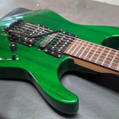 ESP M-III Mirage Green Ash HSH FR Floyd Rose Super Strat MIJ Japan MIII M3 Horizon image 11