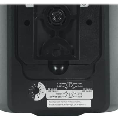 2 JBL Control 23-1 3" Indoor/Outdoor 70v Commercial Wall Mount Speakers in Black image 7