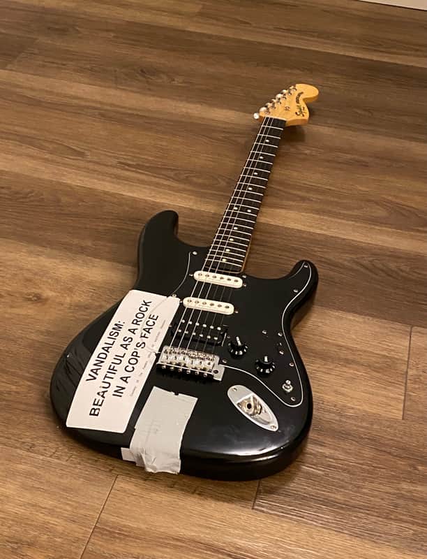 Kurt Cobain Vandalism Strat Replica + FREE EXTRAS! | Reverb