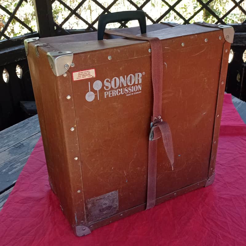 Ultra-Rare Vintage 1980s Sonor Z 6080 Vulkanfiber Drum Case for 14x8" Snare Drums (Signature Series / Horst Link HLD 580 / 588 / 590) — Made in Germany image 1