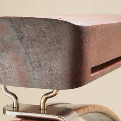 Giant Chi Fu Rosewood Wood Block (1920s) with Leedy/Ludwig Nickel Plated Holder (1950s) / INSPECTED & TESTED image 9