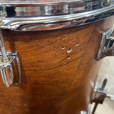 Tama 3 - piece Superstar drum set (314-2166) 80's - Satin Mahogany image 19