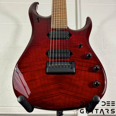 Ernie Ball Music Man JP15-7 7-String Electric Guitar w/ Case - Red Tide image 8