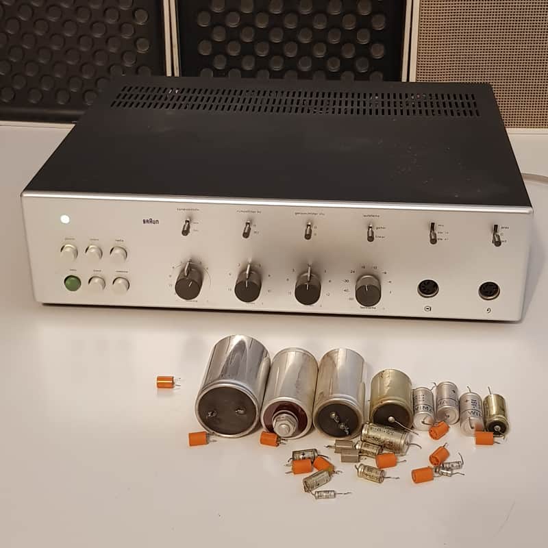 Amplifier Braun CSV 500 1968 - Silver / Black Working 100% Full Service Full Recap image 1