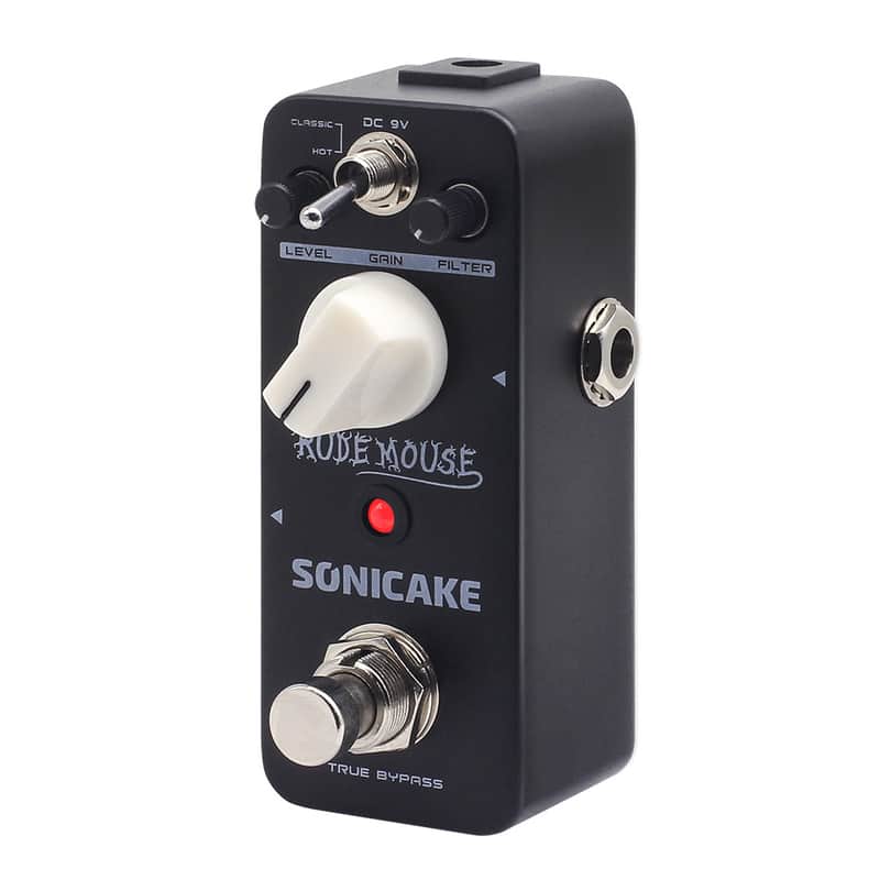SONICAKE Distortion Pedal Rude Mouse Distortion 2 Modes Classic Hyper Crunch to Fuzzy Guitar Pedal (U.S. domestic inventory) image 1