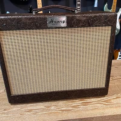 Henry Hand Wired Custom Combo Tweed Tube Amp 1x12 Paisley Tolex image 1