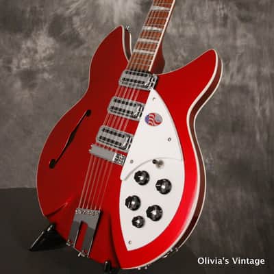 Rickenbacker 1993 Plus 12 String unplayed Rose Morris 370/12 OS 2015 Ruby image 4
