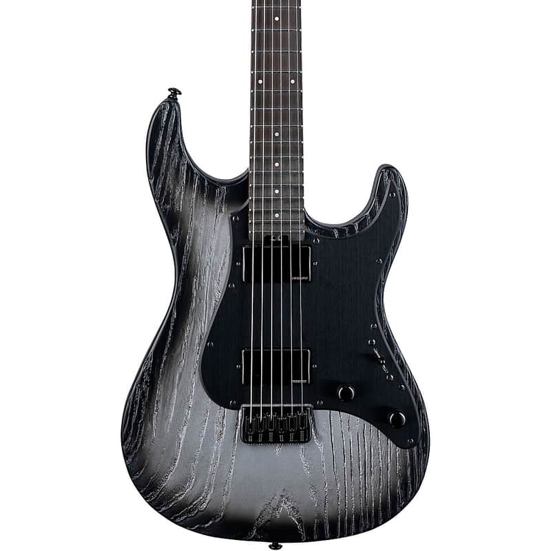 ESP LTD SN-1000HT Electric Guitar Regular Silver Blast Black Pickguard image 1