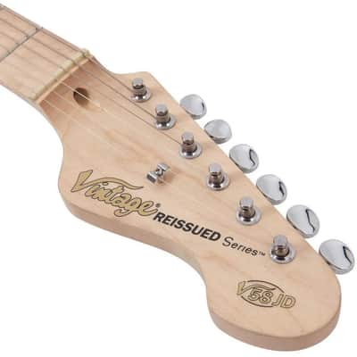Vintage V58JDAB Reissued Series Jerry Donahue Signature Ash Blonde image 4