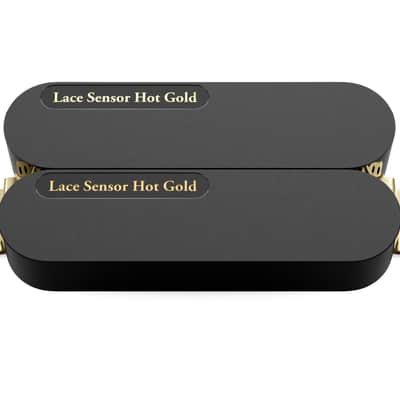LACE Sensor Hot Gold Dually Humbucker (19.2k) - Black image 2