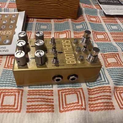 Chase Bliss Audio Brothers Analog Gain Stage 2017 - 2018 Gold image 2