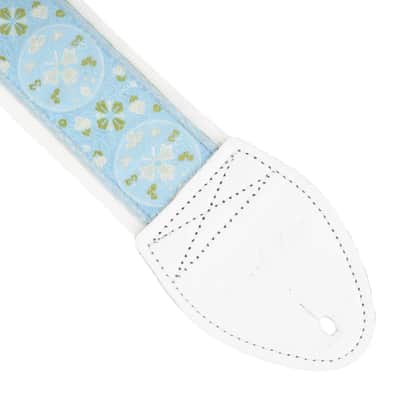 Souldier 2" Guitar Strap - "Medallion" Blue and White image 3