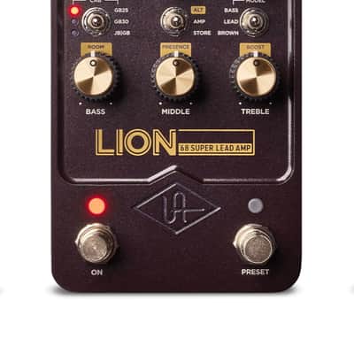 Universal Audio UAFX Lion '68 Super Lead Amp Pedal - New! image 1