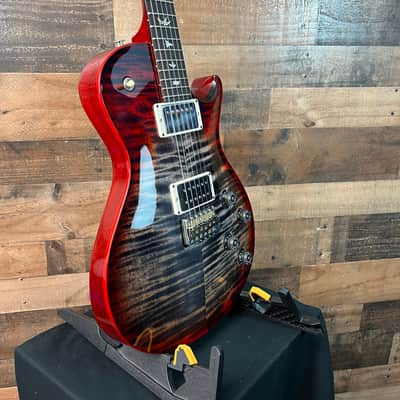 PRS Mark Tremonti Signature , Charcoal Cherry Wrap Burst, Pattern Thin Neck, Custom Color Nickel Package, Free Ship, Upgraded PRS Paisley Hardcase, 324 image 4