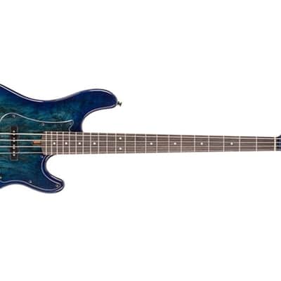 Cort GB-Fusion 4, Blue Burst, 4-String Bass image 10