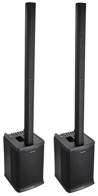(2) Rockville TITAN MIX12A 12" Powered PA Array Speakers/Subs w/Wireless Linking image 1