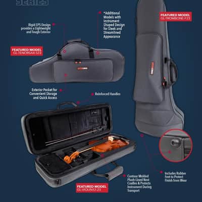 Gator Cases GL-FLUTE-23 Adagio Series EPS Polyfoam Lightweight Case for B/C-Foot Flute image 6