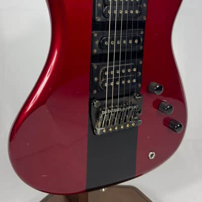Westone Spectrum FX Set-Neck Super Strat Electric Guitar MIJ Japan 1984 - Candy Apple Red Stripe image 2