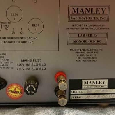 Manley Labs Monoblock(MLAB100) lste 1990's - Brown image 4
