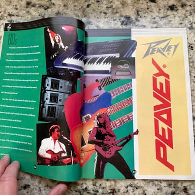 Peavey 30th Anniversary Monitor Magazine Steve Cropper Tubefx Raptor 1995 Delta blues classic 30 5150 reactor image 8