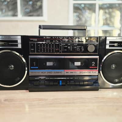 Fisher PH-W702K Rare Vintage Cassete Deck Boombox Japan Warranty Never Used 1988 image 6