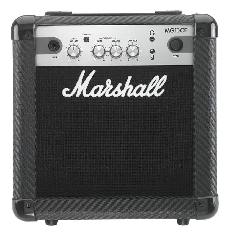 Marshall MG Carbon Fiber MG10CF 2-Channel 10- Watt 1x6.5" Solid State Guitar Combo 2011 - 2018 image 1