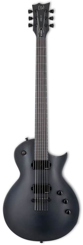 ESP LTD EC-1000 BARITONE Charcoal Metallic Satin image 1