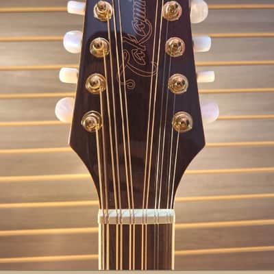 Takamine GD74CE-12U 2025 - Natural Gloss - Flame Maple Body - Unison 12-String - TP36 Electronics - Professional Set-Up image 12
