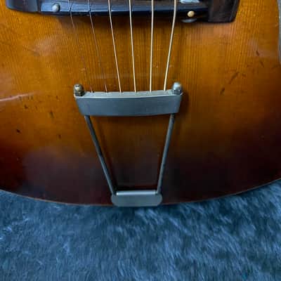 Vintage 1930s *1935* Epiphone Olympic Masterbilt Left Handed Sunburst USA Guitar image 5