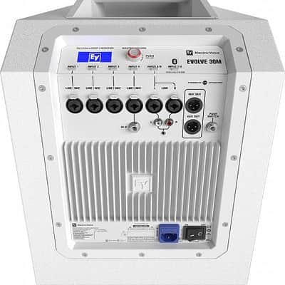 Electro-Voice EVOLVE30M-W 10in Portable Powered Column Loudspeaker - White imagen 5