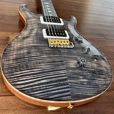 PRS Custom 24 Electric Guitar Charcoal Hybrid Package Pattern Thin 10-Top 0397875 image 4