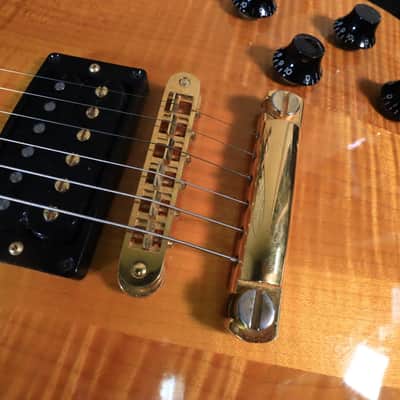 1992 Gibson Les Paul Lite Amber Flamed Electric Guitar image 16