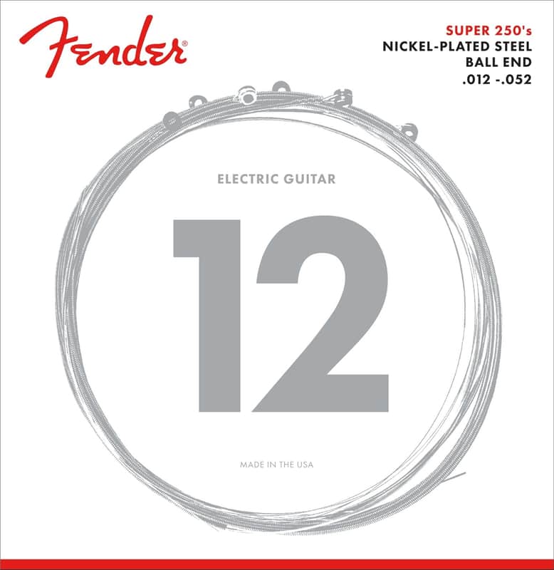 Genuine Fender Super 250H Nickel Plated Steel Strings 12-52 073-0250-409 image 1