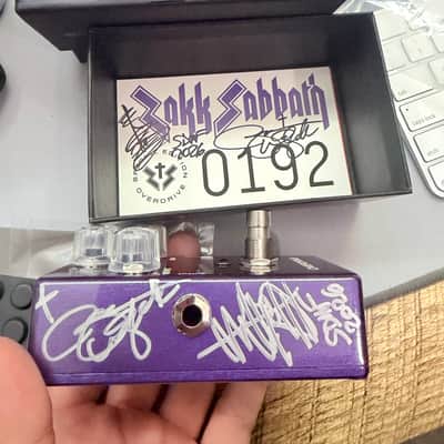 Signed MXR WA44ZSSE Wylde Audio Zakk Sabbath Overdrive 2026 Purple image 1