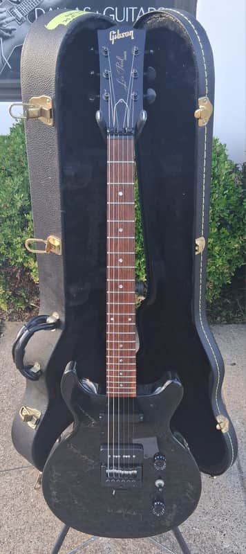 Gibson Les Paul Junior sighed by Waylon Jennings, Willie Nelson, Randy Travis 1988 - Black