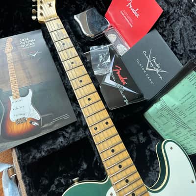 2024 Fender Custom Shop '59 Telecaster Custom Relic - Aged Sherwood Green Metallic image 19