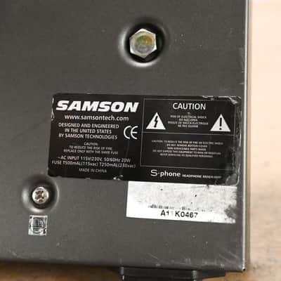 Samson S-phone 4-Channel Headphone Mixer/Amp CG011TP image 12