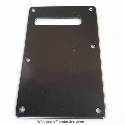 True Custom Shop® BLACK 3ply Modern Tremolo Spring Cover for Fender Stratocaster image 2