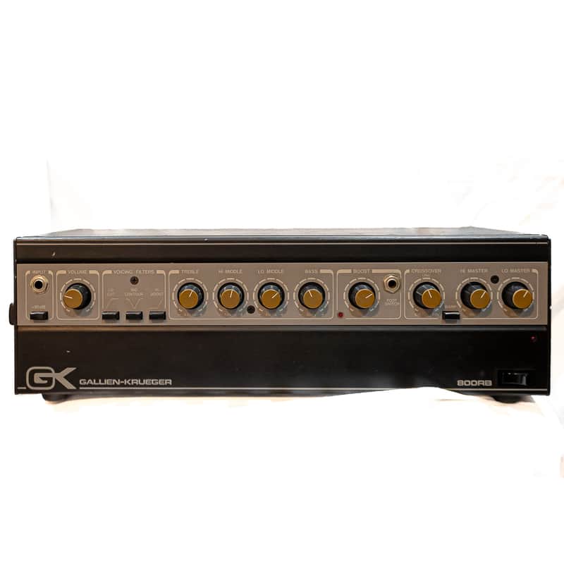 ベース Gallien-Krueger 800RB Gallien-Krueger 800RB 300 / 100-Watt Bi-Amp Bass Amp Head | Reverb