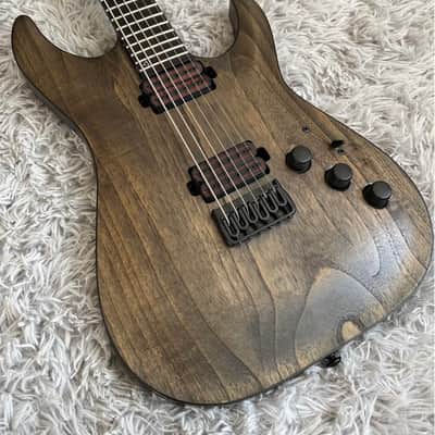Schecter C-1 Schecter C-1 EX Apocalypse Rusty Grey Baritone 6 String Guitar Discontinued 2 - Excellent image 2