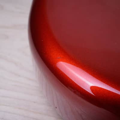 FGN J-Standard Bass 2011 Candy Apple Red Fujigen Made in Japan MIJ w/ Bag image 6