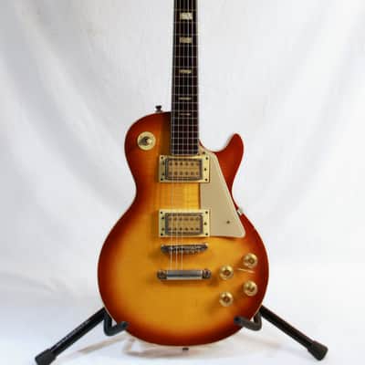 Vintage 1970's Made-In-Japan Univox LP Style Singlecut Electric Guitar in Sunburst Finish image 1