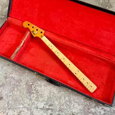 LEFTY! -Fender Precision bass neck 1972 - Maple original vintage USA left handed LH image 1