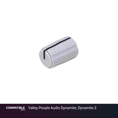 Collet Knob with Gray Cap for Valley People Audio Dynamite, Dynamite 2 image 1