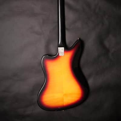 Klira KENTUCKY Jazzmaster Bass 1965 Tobacco Brown Sunburst image 9
