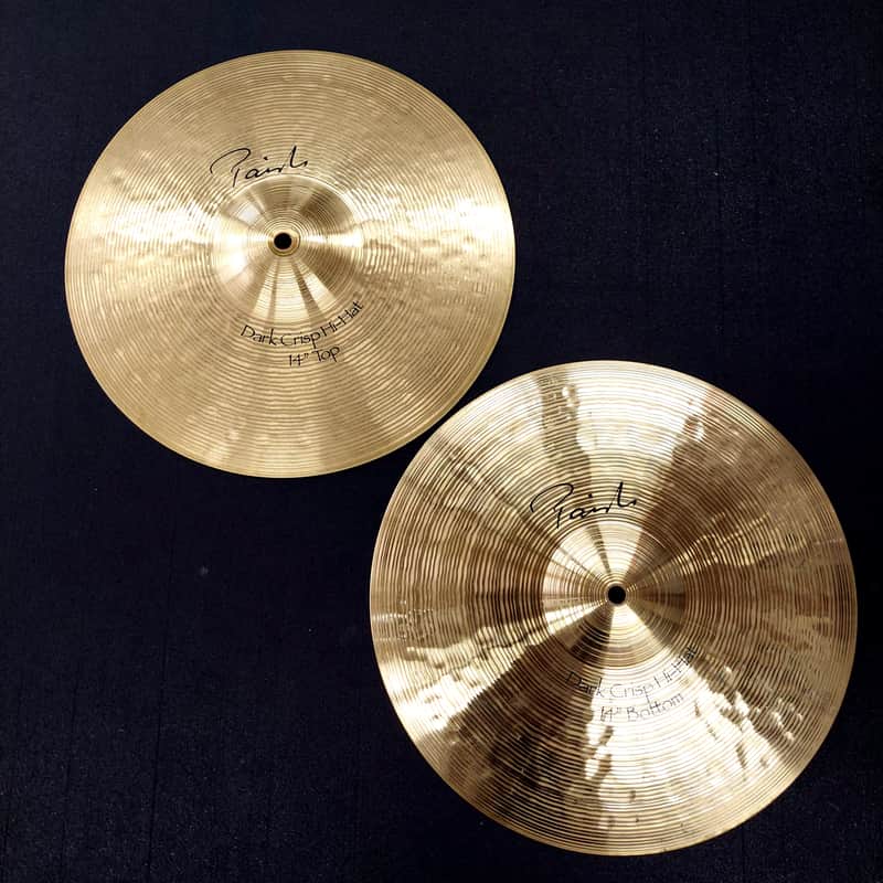 Paiste 14" Signature Dark Crisp Hi-Hat Cymbals (Pair) 1989 - Present - Traditional
