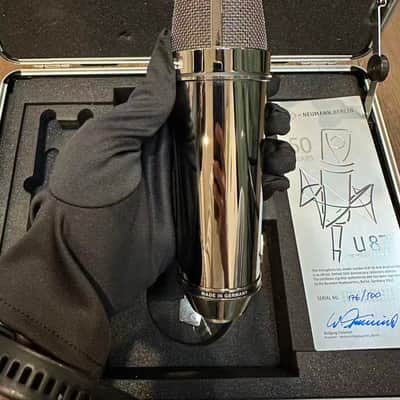 Neumann U 87 Rhodium Edition Set – 50th Anniversary Limited Edition (Serial No. 176/500) image 5