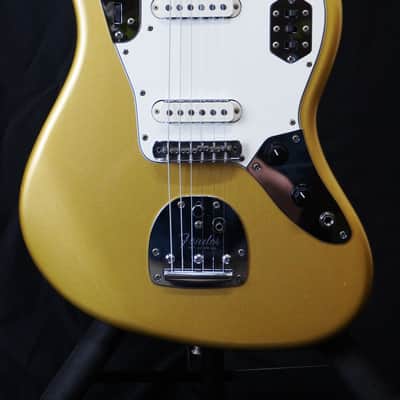 Fender Japan JG66-RC Jaguar 1994–1995 – Shoreline Gold, Matching