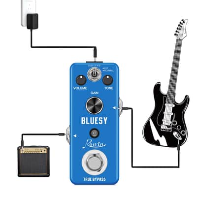 Rowin LEF-321 Bluesy Blues Overdrive Guitar Effect Pedal 2 Modes Bright/Fat Holiday Special $29.80 image 4